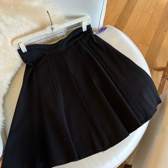 White House Black Market Black A-Line Skirt - Picture 3 of 6